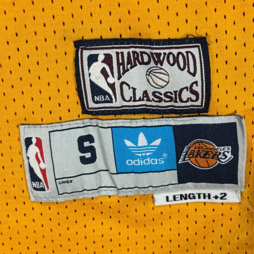Adidas Men's S Kobe Bryant Los Angeles Lakers #8 Hardwood Classics Jersey Yellow
